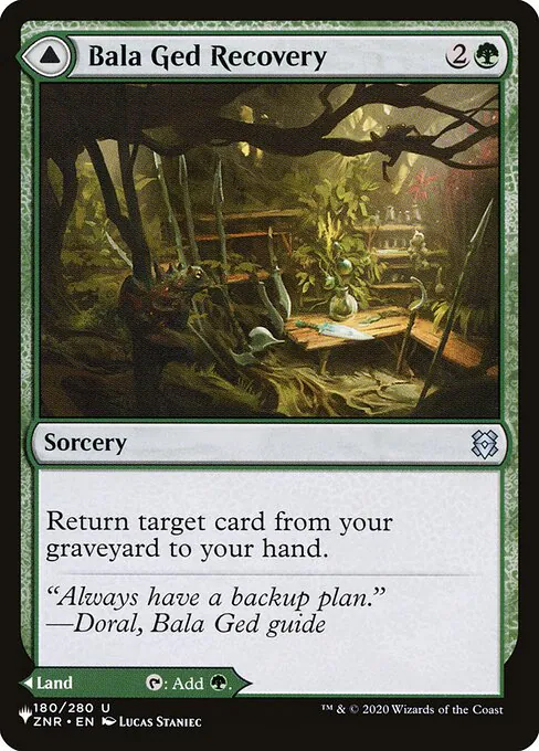 Bala Ged Recovery // Bala Ged Sanctuary, The List ZNR-180, uncommon