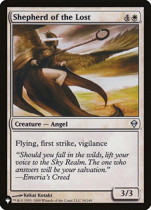 Shepherd of the Lost, The List ZEN-34, uncommon