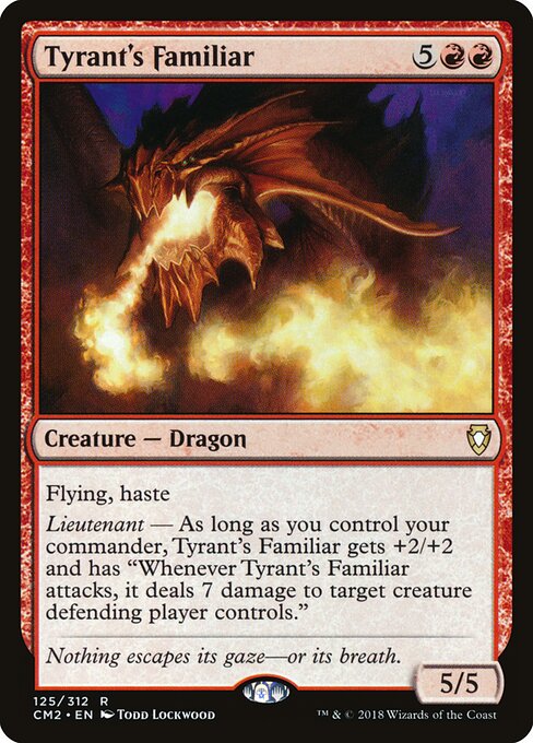 Tyrant's Familiar, Commander Anthology Volume II 125, rare