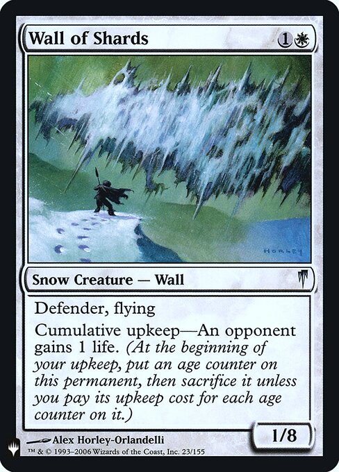Wall of Shards, The List CSP-23, uncommon