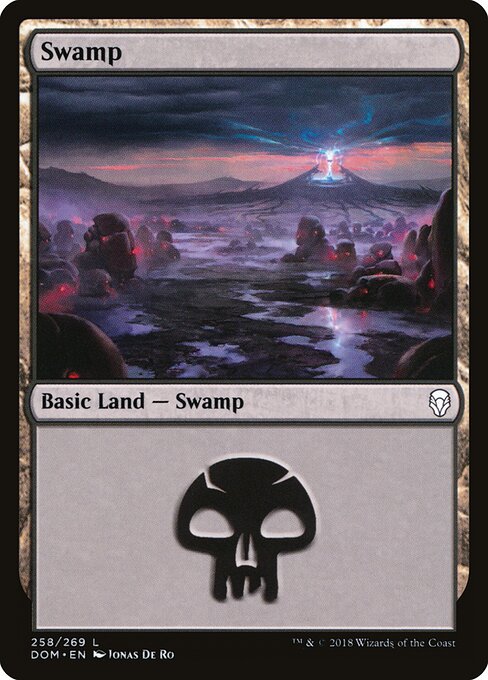 Swamp, Dominaria 258, common