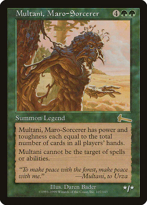 Multani, Maro-Sorcerer, Urza's Legacy 107, rare