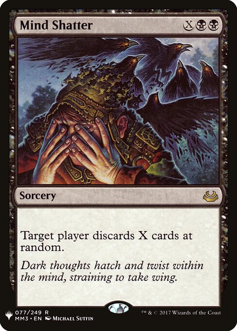 Mind Shatter, The List MM3-77, rare