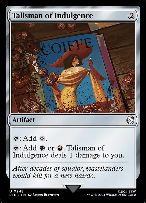 Talisman of Indulgence, Fallout 248, uncommon