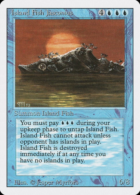 Island Fish Jasconius, Revised Edition 61, rare