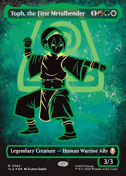 Toph, the First Metalbender, Avatar: The Last Airbender 362, rare
