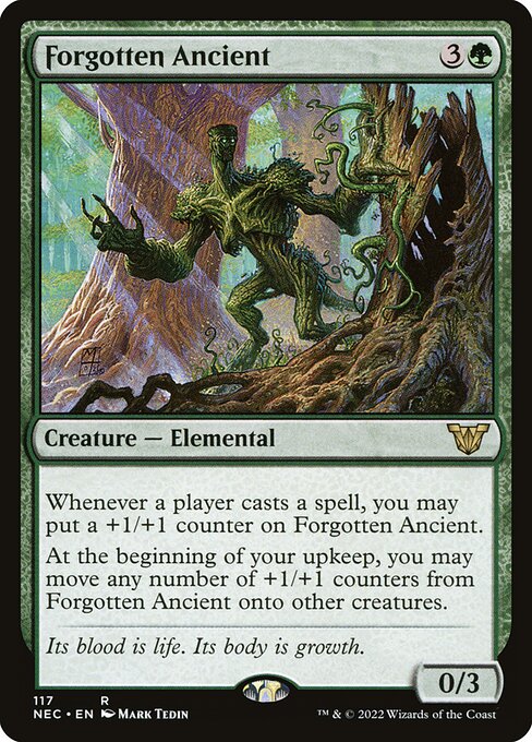 Forgotten Ancient, Neon Dynasty Commander 117, rare