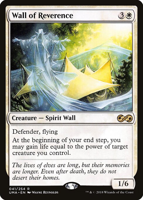 Wall of Reverence, Ultimate Masters 41, rare