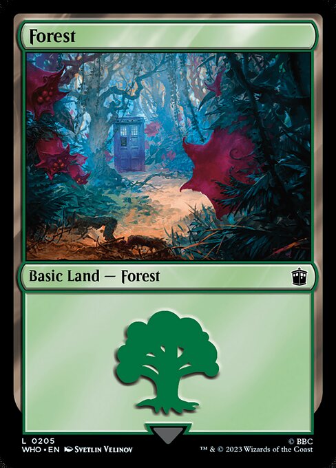 Forest, Doctor Who 205, common