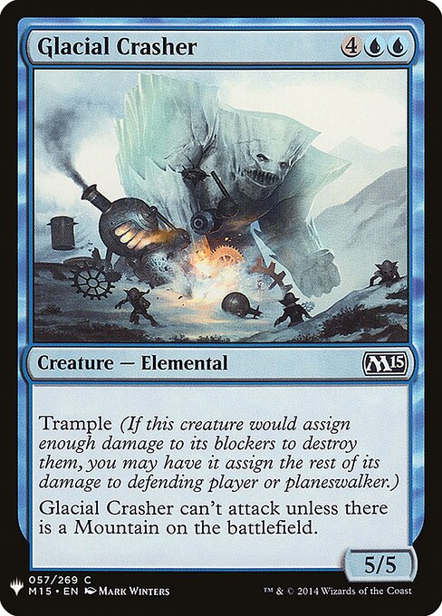 Glacial Crasher, The List M15-57, common