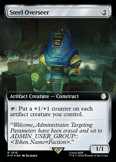 Steel Overseer, Fallout 1015, rare