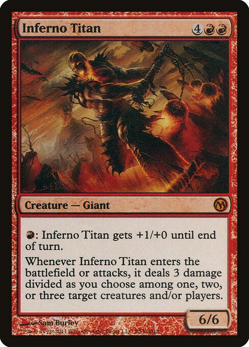 Inferno Titan, Duels of the Planeswalkers 2012 Promos 3, mythic