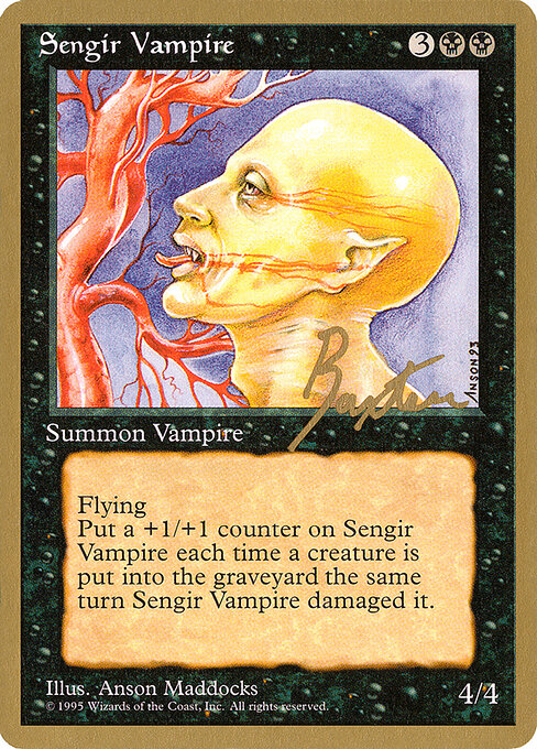 Sengir Vampire, Pro Tour Collector Set gb160, uncommon