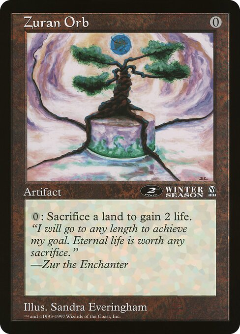 Zuran Orb, Oversized League Prizes 28, rare