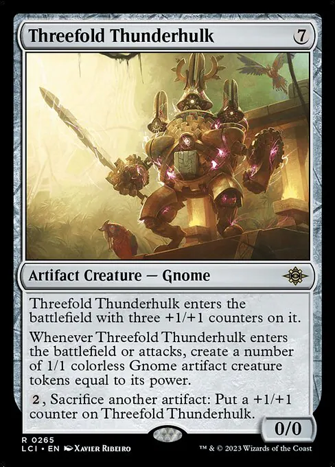 Threefold Thunderhulk, The Lost Caverns of Ixalan 265, rare