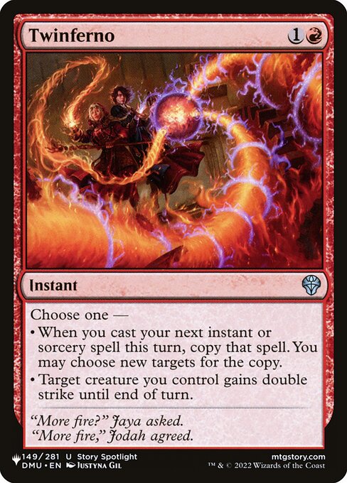 Twinferno, The List DMU-149, uncommon
