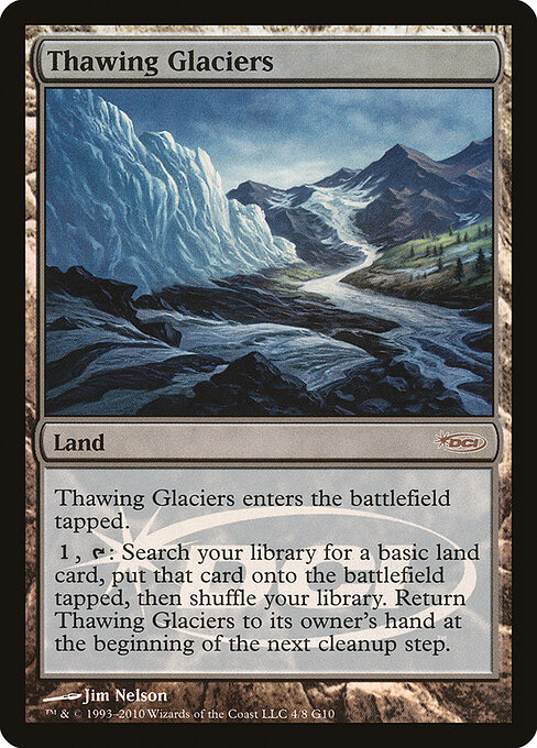 Thawing Glaciers, Judge Gift Cards 2010 4, rare