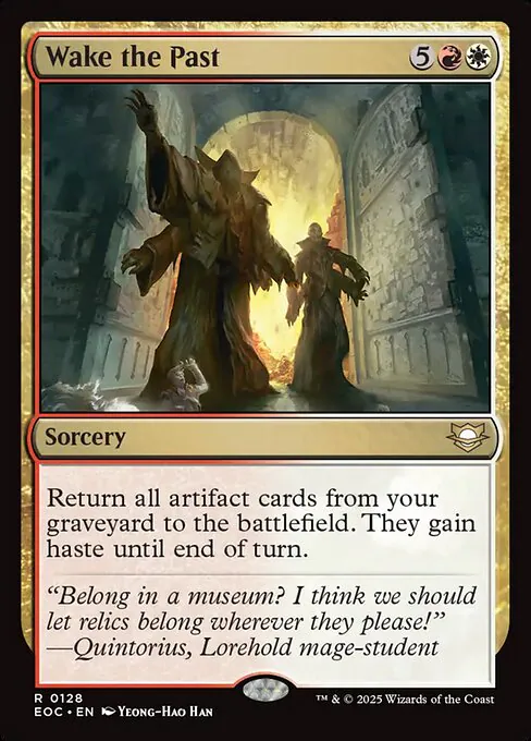 Wake the Past, Edge of Eternities Commander 128, rare