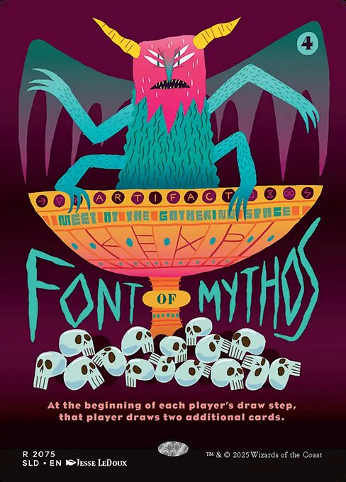 Font of Mythos, Secret Lair Drop 2075, rare