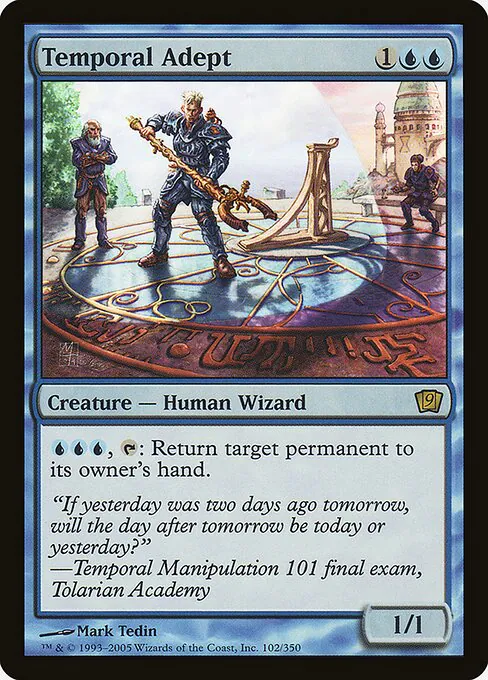 Temporal Adept, Ninth Edition 102★, rare