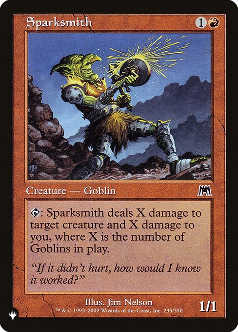 Sparksmith, The List ONS-235, common