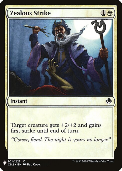 Zealous Strike, The List CN2-101, common