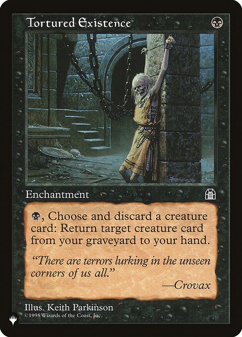 Tortured Existence, The List STH-74, common