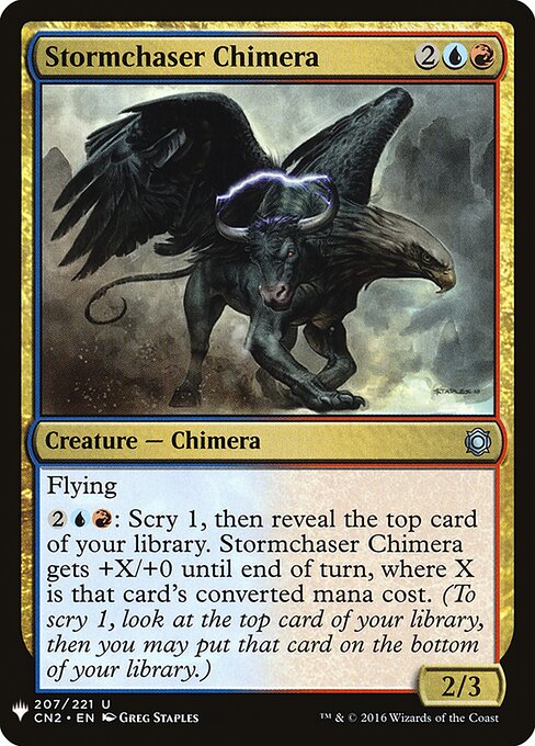 Stormchaser Chimera, The List CN2-207, uncommon