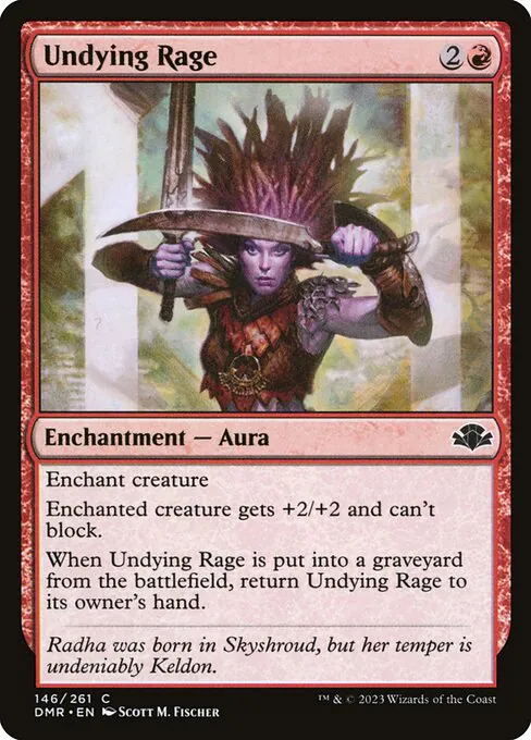 Undying Rage, Dominaria Remastered 146, common
