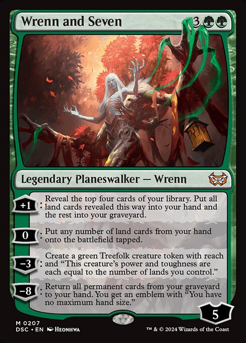 Wrenn and Seven, Duskmourn: House of Horror Commander 207, mythic