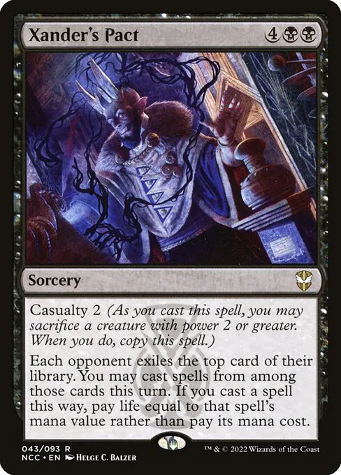 Xander's Pact, New Capenna Commander 43, rare