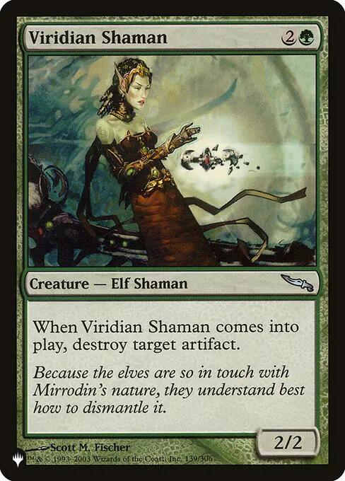 Viridian Shaman, The List MRD-139, uncommon