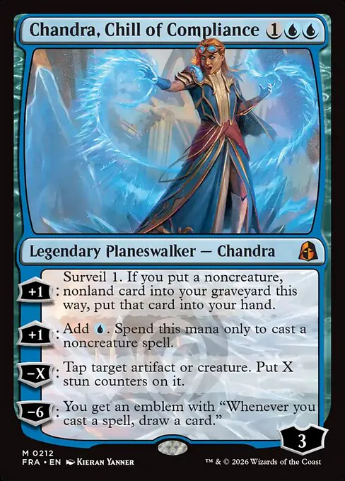 Chandra, Chill of Compliance, Reality Fracture 212, mythic