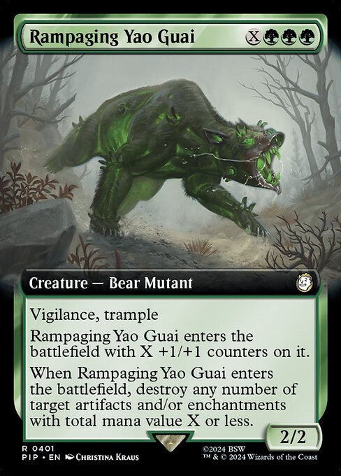 Rampaging Yao Guai, Fallout 401, rare