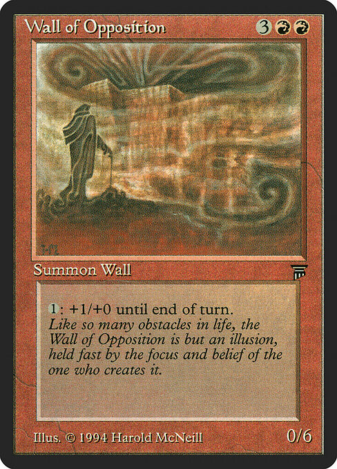 Wall of Opposition, Legends 171, rare