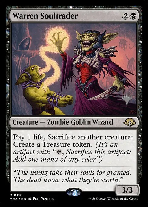 Warren Soultrader, Modern Horizons 3 Promos 110p, rare