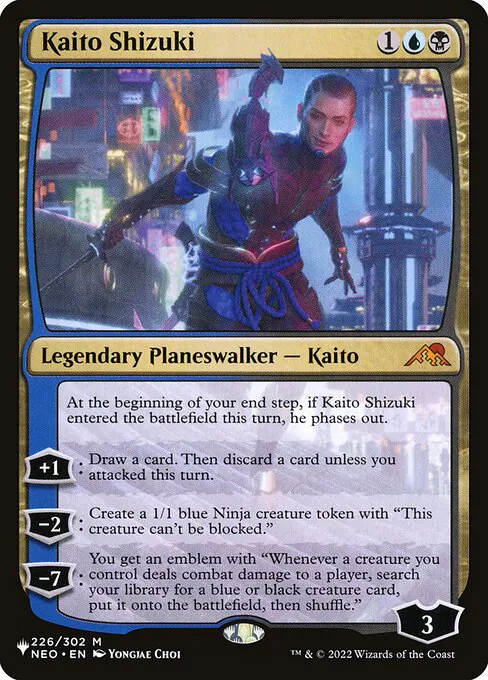 Kaito Shizuki, The List NEO-226, mythic