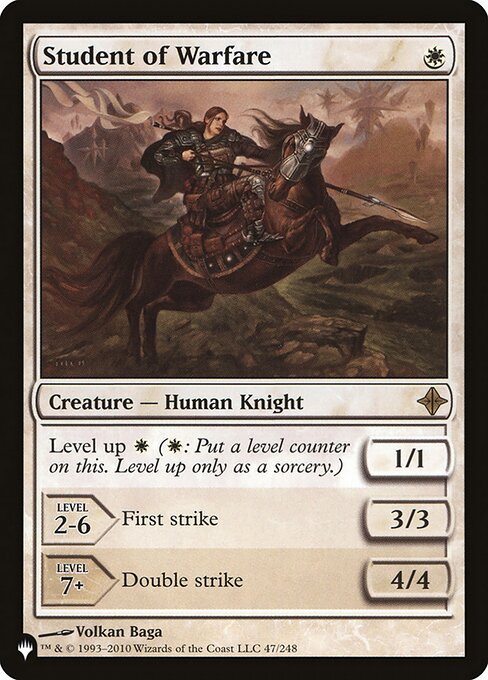 Student of Warfare, The List ROE-47, rare