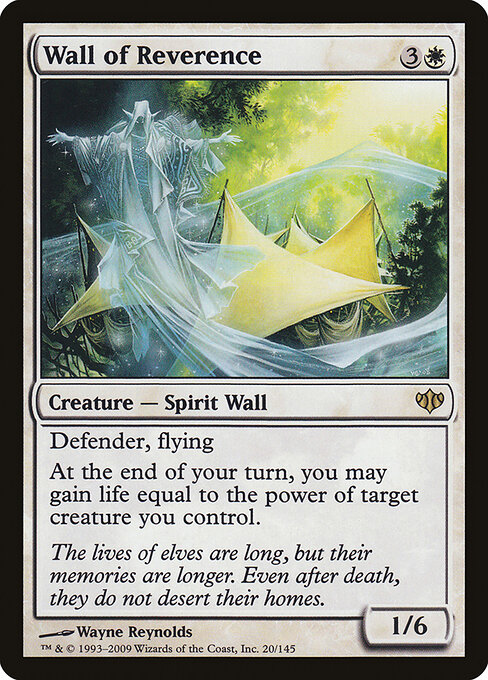 Wall of Reverence, Conflux 20, rare