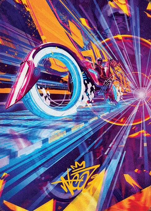 Spotcycle Scouter // Spotcycle Scouter, Aetherdrift Art Series 37, common