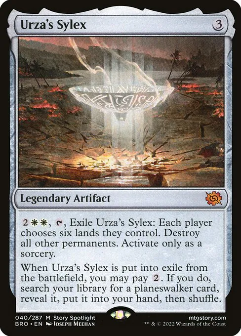 Urza's Sylex, The Brothers' War 40, mythic