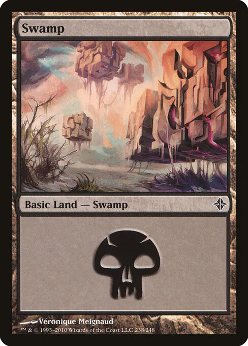 Swamp, Rise of the Eldrazi 238, common