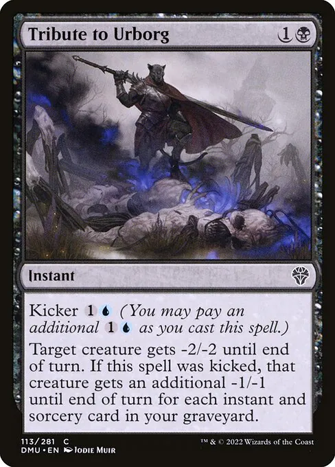 Tribute to Urborg, Dominaria United 113, common