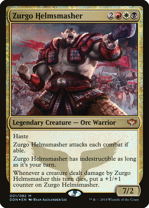 Zurgo Helmsmasher, Duel Decks: Speed vs. Cunning 1, mythic