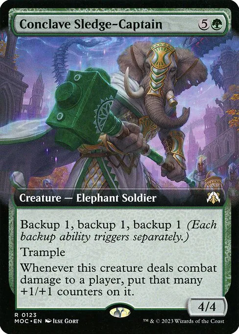 Conclave Sledge-Captain, March of the Machine Commander 123, rare