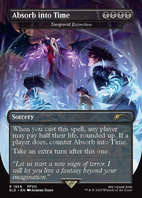 Temporal Extortion, Secret Lair Drop 1859, rare