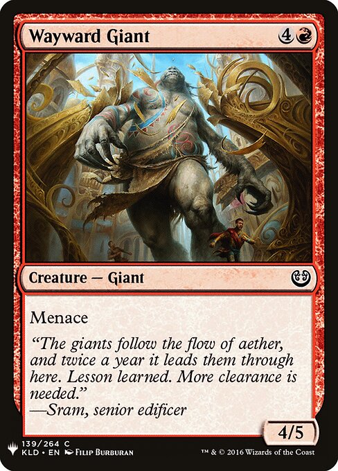 Wayward Giant, The List KLD-139, common