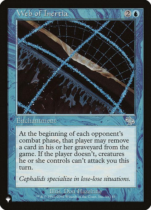 Web of Inertia, The List JUD-53, uncommon