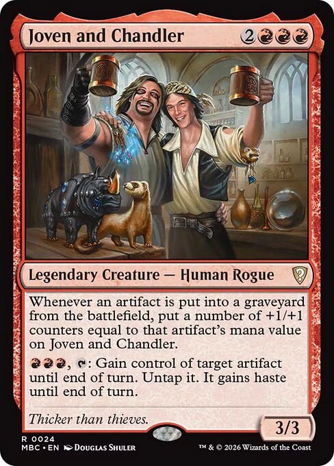 Joven and Chandler, Mystery Booster Commander Edition 24, rare