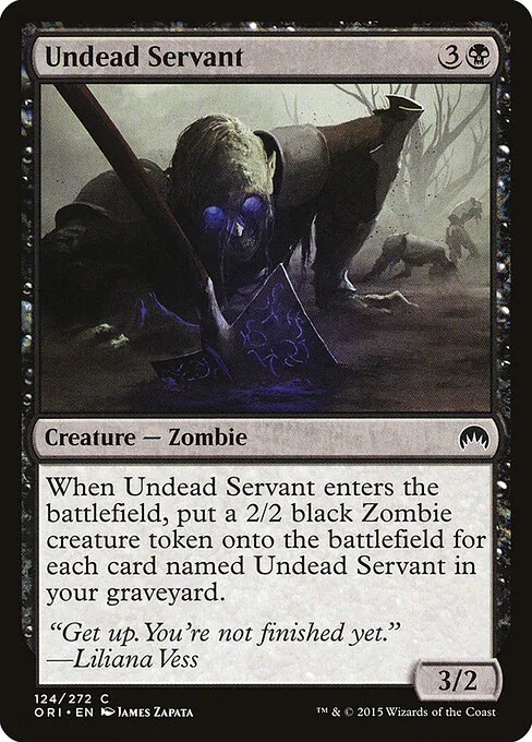 Undead Servant, Magic Origins 124, common